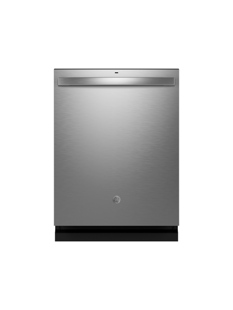 GE - 24 in. Top Control Built-In Tall Tub 47 dBA Dishwasher in Fingerprint Resistant Stainless with Dry Boost, 3rd Rack

