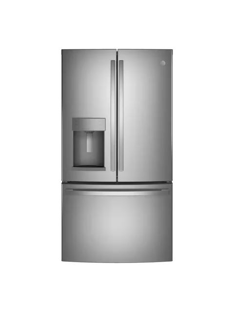 GE - 27.7 cu. ft. French Door Refrigerator in Fingerprint Resistant Stainless Steel, ENERGY STAR