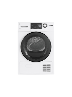GE - 4.1 cu. ft. 240-Volt White Electric Ventless Dryer, ENERGY STAR
