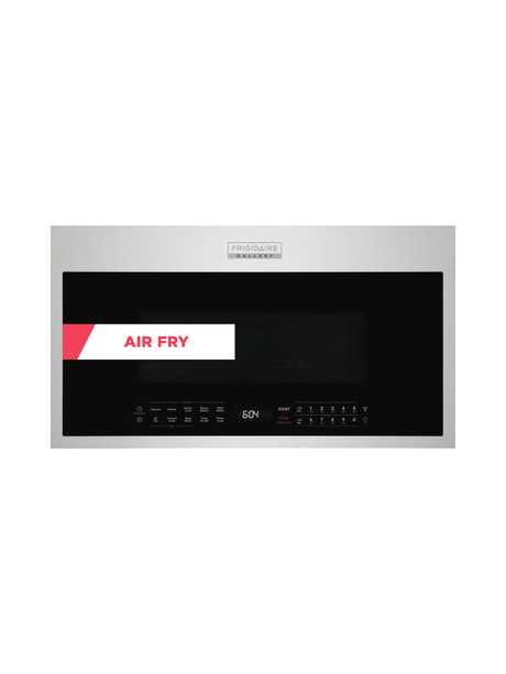 Frigidaire - Gallery 30 in. 1.9 cu. ft. Over the Range Microwave in Stainless Steel with Air Fry