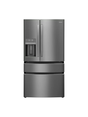 Frigidaire - Gallery 36 in. 22 cu. ft. Counter-Depth 4-Door French Door Refrigerator in Smudge-Proof Black Stainless Steel
