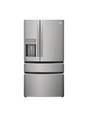 Frigidaire - Gallery 36 in. 22 cu. ft. Counter-Depth 4-Door French Door Refrigerator in Smudge-Proof Stainless Steel