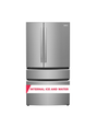 Frigidaire - Gallery 21.4 cu. ft. Counter Depth 4-Door French Door Refrigerator in Stainless Steel with Internal Water Dispenser