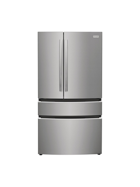 Frigidaire - Gallery 36 in. 27.2 cu. ft. 4 Door French Door Standard Depth Refrigerator, Stainless Steel w/Internal Water Dispenser
