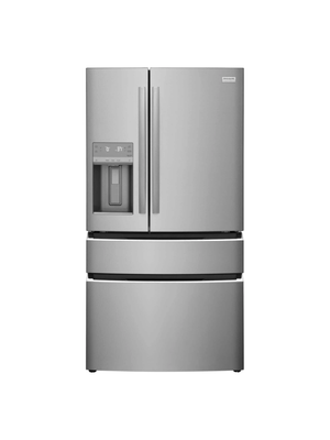 Frigidaire - 36 in. 26 cu. ft. Standard-Depth 4-Door French Door Refrigerator in Fingerprint-Resistant Stainless Steel Look
