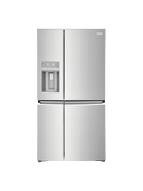 Frigidaire - Gallery 36 in. 22 cu. ft. Counter-Depth 4-Door Refrigerator in Smudge-Proof Stainless Steel, ENERGY STAR
