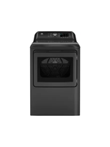 GE - 7.4 cu. ft. vented Front Load Gas Dryer in Diamond Gray with Sensor Dry

