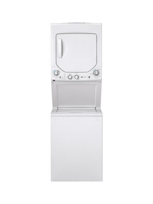 GE - 2.3 cu. ft. Washer 4.4 cu. ft. Gas Dryer Combo in White
