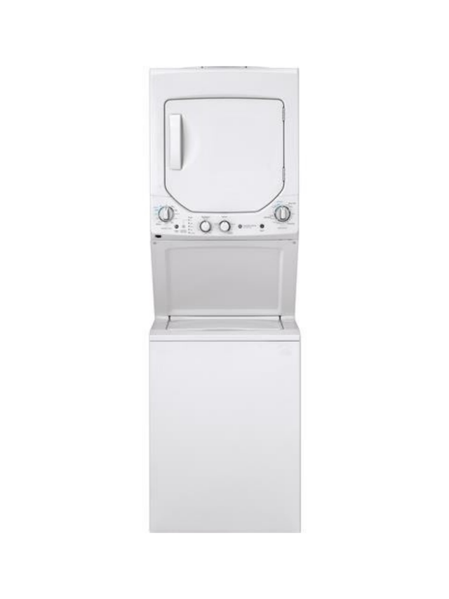 GE - 2.3 cu. ft. Washer 4.4 cu. ft. Gas Dryer Combo in White
