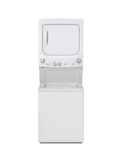 GE - 3.8 cu. ft. Washer 5.9 cu. ft. Electric Dryer Combo in White
