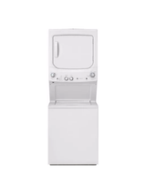 GE - 3.8 cu. ft. Washer 5.9 cu. ft. Gas Dryer Combo in White