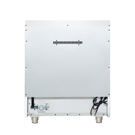 Forno Massimo 30-Inch Black Freestanding Gas Range, 5 Burners, True Convection Oven