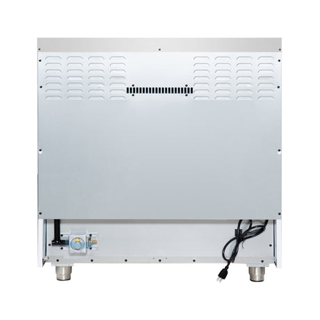 Forno Massimo 36-Inch White Freestanding Gas Range, 6 Sealed Burners, Convection Oven, Energy Efficient