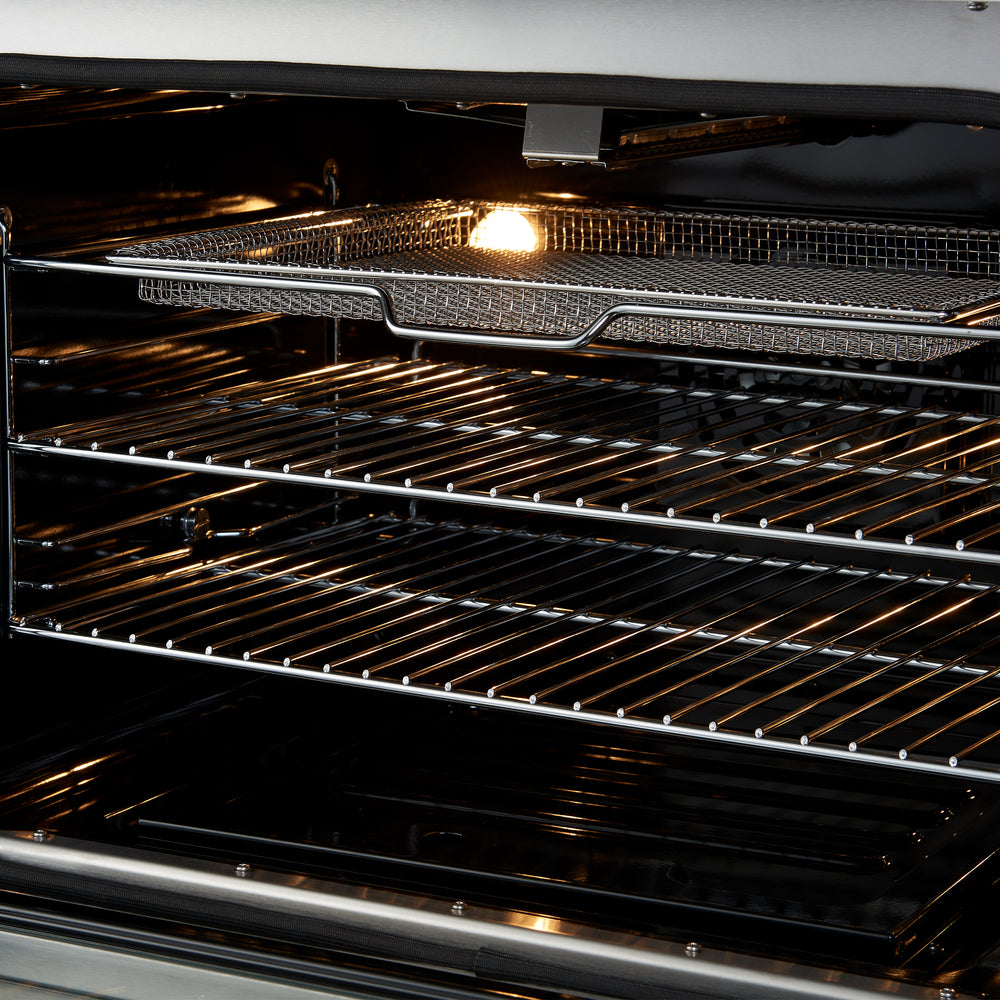 FORNO Giovanni 30-inch Gas Range Stainless Steel, 5 Burners 67,000 BTU, 4.32 cu.ft. Convection Oven