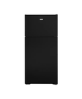 Hotpoint - 15.6 cu. ft. Top Freezer Refrigerator in Black
