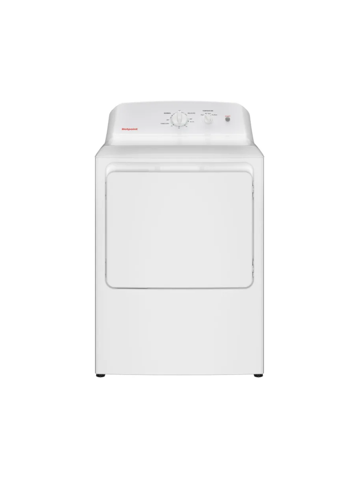 Hotpoint - Hotpoint 6.2 cu. ft. vented Gas Dryer in White with Auto Dry