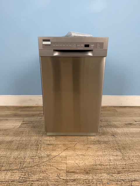 Frigidaire - 18 In. in. Front Control Built-In Tall Tub Dishwasher in Stainless Steel with 6-Cycles, 52 dBA