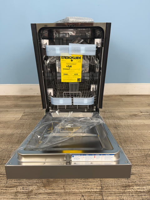 Frigidaire - 18 In. in. Front Control Built-In Tall Tub Dishwasher in Stainless Steel with 6-Cycles, 52 dBA