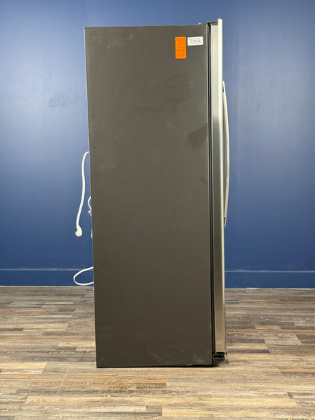 GE - 21.8 cu. ft. Side by Side Refrigerator in Fingerprint Resistant Stainless Steel, Counter Depth