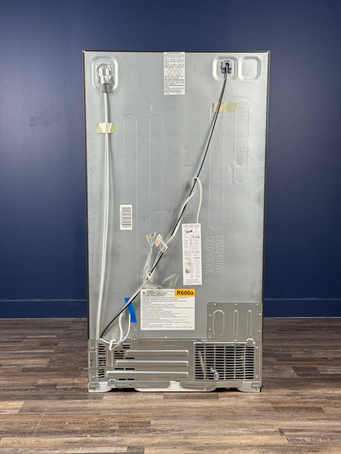 GE - 21.8 cu. ft. Side by Side Refrigerator in Fingerprint Resistant Stainless Steel, Counter Depth