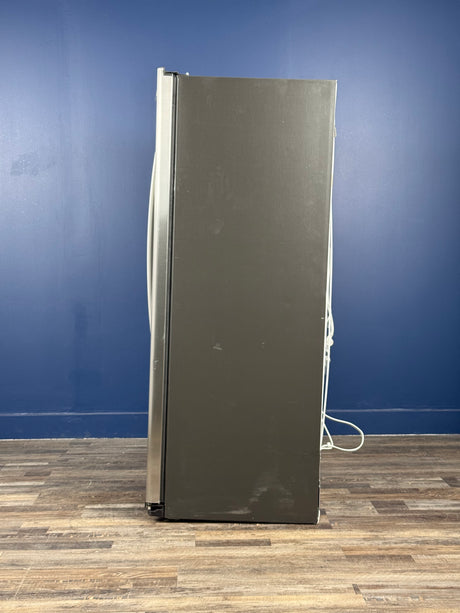 GE - 21.8 cu. ft. Side by Side Refrigerator in Fingerprint Resistant Stainless Steel, Counter Depth
