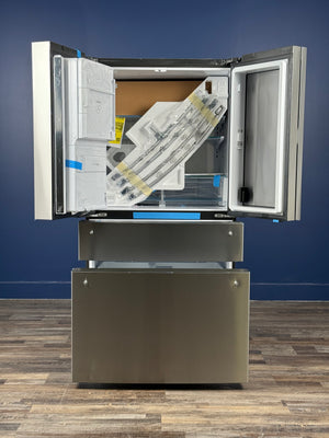 GE Profile - Profile 27.9 cu. ft. Smart 4-Door French Door Refrigerator with Door-in-Door in Fingerprint Resistant Stainless Steel