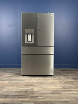 GE Profile - Profile 27.9 cu. ft. Smart 4-Door French Door Refrigerator with Door-in-Door in Fingerprint Resistant Stainless Steel