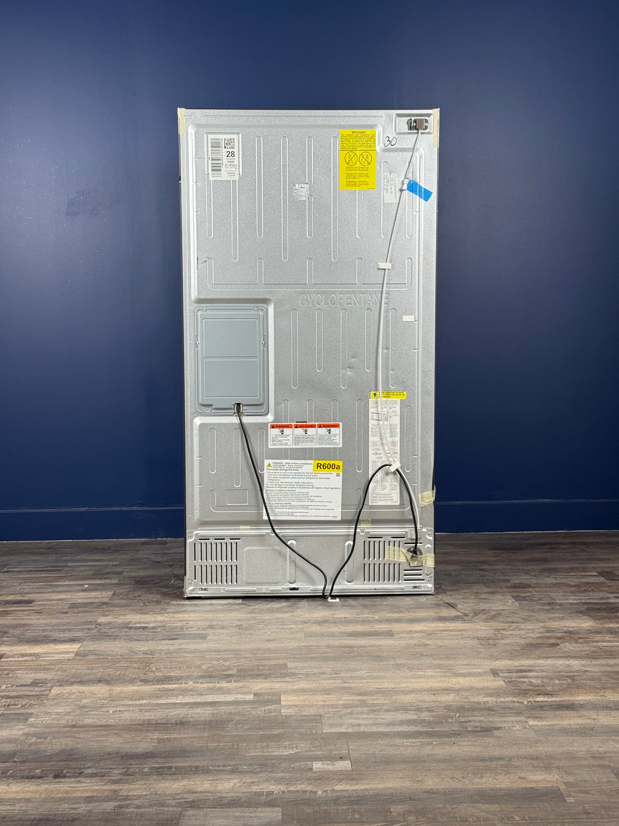 GE Profile - Profile 27.9 cu. ft. Smart 4-Door French Door Refrigerator with Door-in-Door in Fingerprint Resistant Stainless Steel