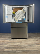 GE Profile - Profile 27.9 cu. ft. Smart 4-Door French Door Refrigerator with Door-in-Door in Fingerprint Resistant Stainless Steel