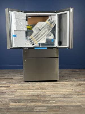 GE Profile - Profile 27.9 cu. ft. Smart 4-Door French Door Refrigerator with Door-in-Door in Fingerprint Resistant Stainless Steel