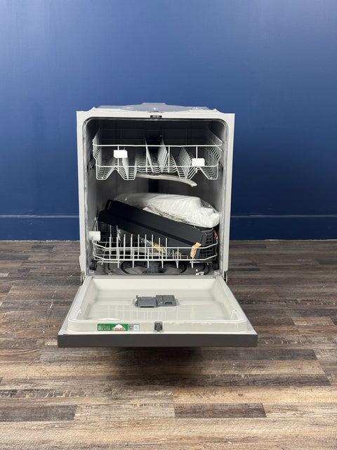 GE - 24 in. Built-In Tall Tub Front Control Stainless Steel Dishwasher with Sanitize, Dry Boost, 55 dBA