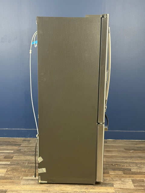 GE Profile - Profile 22.1 cu. ft. French Door Refrigerator with Hands-Free Autofill in Stainless Steel, Counter Depth