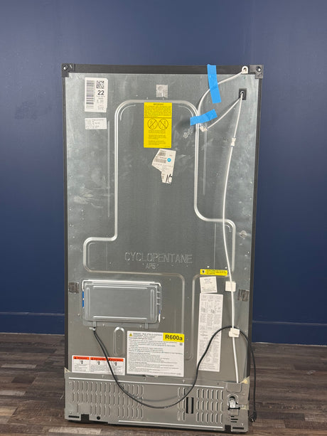 GE Profile - Profile 22.1 cu. ft. French Door Refrigerator with Hands-Free Autofill in Stainless Steel, Counter Depth