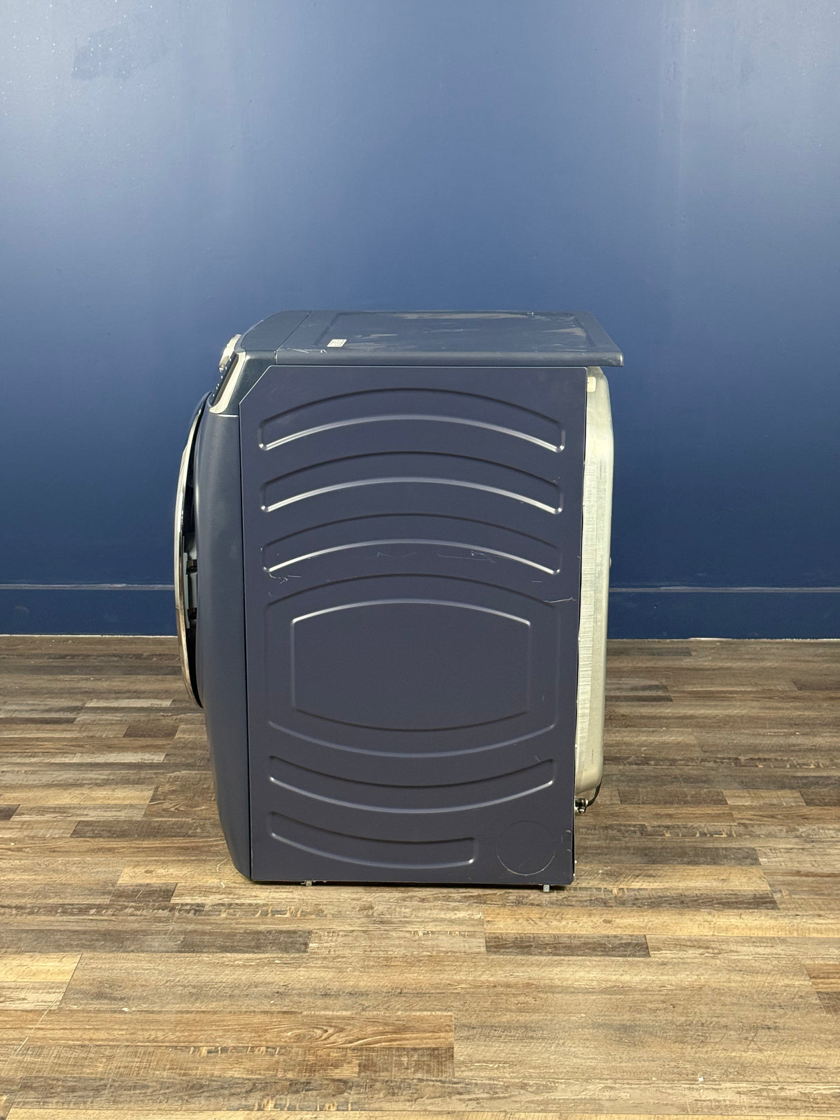 GE Profile - Profile 7.8 cu. ft. vented Gas Dryer in Sapphire Blue with Steam and Sanitize Cycle, ENERGY STAR