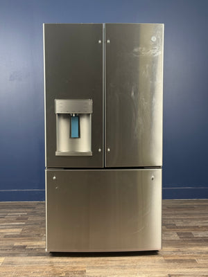 GE - 27.7 cu. ft. French Door Refrigerator in Fingerprint Resistant Stainless Steel, ENERGY STAR