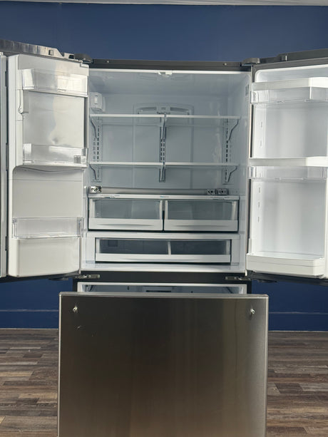GE - 27.7 cu. ft. French Door Refrigerator in Fingerprint Resistant Stainless Steel, ENERGY STAR