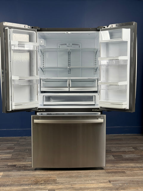 GE Profile - Profile 23.1 cu. ft. French Door Refrigerator in Fingerprint Resistant Stainless Steel, Counter Depth, ENERGY STAR