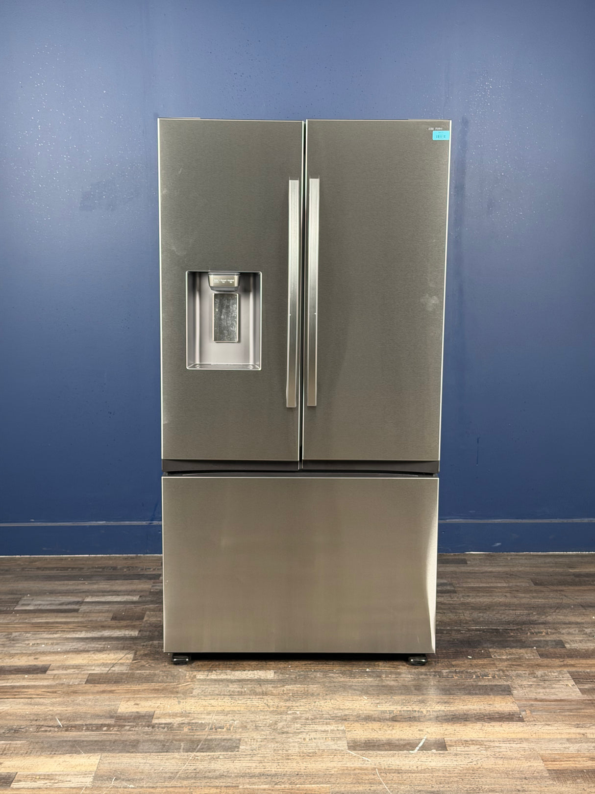 Samsung - 36 in. 31 cu. ft. Mega Capacity Standard Depth 3-Door French Door Refrigerator in Stainless Steel with Four Types of Ice