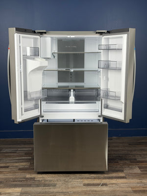 Samsung - 36 in. 31 cu. ft. Mega Capacity Standard Depth 3-Door French Door Refrigerator in Stainless Steel with Four Types of Ice