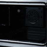Torino French Door 30 Inch Induction Range with Air Fryer, Air Sous Vide & True Convection, Dual Broiler, Black