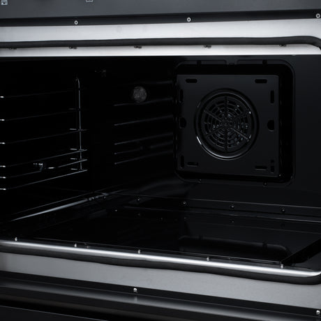 Torino French Door 36 Inch Induction Range with Air Fryer, Air Sous Vide & True Convection, Dual Broiler, Black
