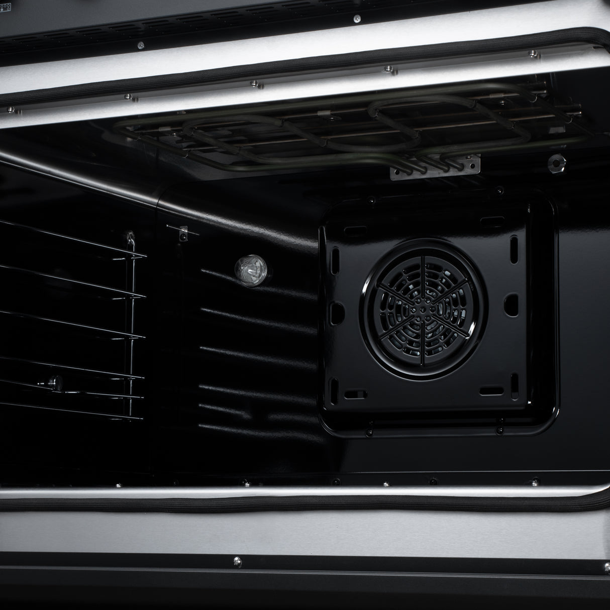 Torino French Door 36 Inch Induction Range with Air Fryer, Air Sous Vide & True Convection, Dual Broiler, Black