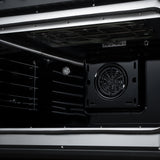 Torino French Door 36 Inch Induction Range with Air Fryer, Air Sous Vide & True Convection, Dual Broiler, Black