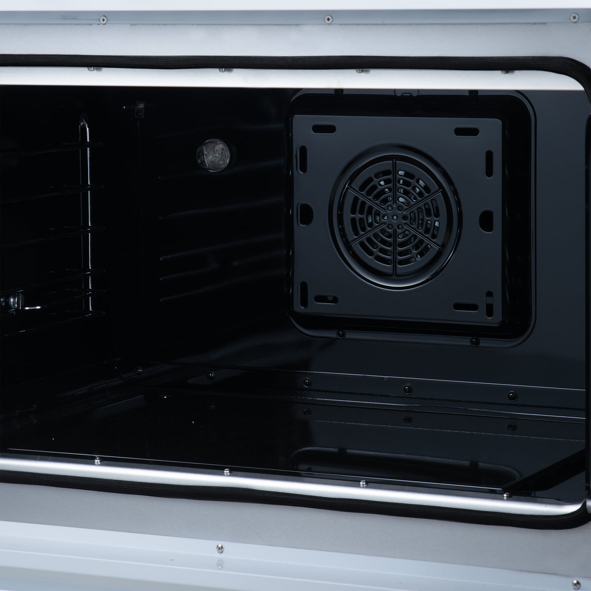 Torino French Door 36 Inch Induction Range with Air Fryer, Air Sous Vide & True Convection, Dual Broiler, White