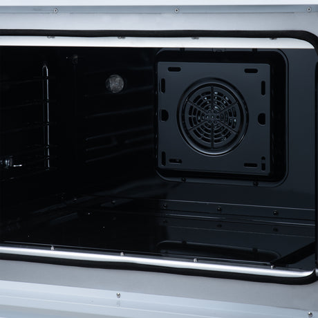 Torino French Door 36 Inch Induction Range with Air Fryer, Air Sous Vide & True Convection, Dual Broiler, White