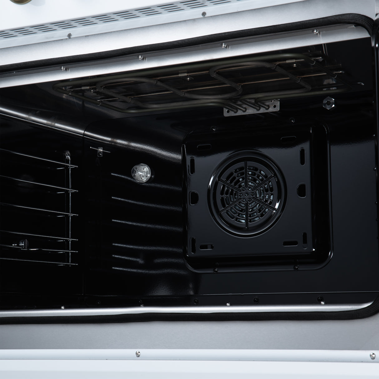 Torino French Door 36 Inch Induction Range with Air Fryer, Air Sous Vide & True Convection, Dual Broiler, White