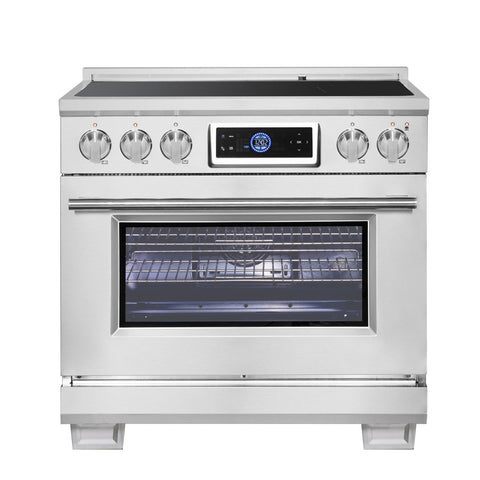 Forno Maximus 36 Inch Induction Range with Air Fryer
