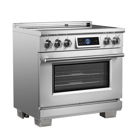 Forno Maximus 36 Inch Induction Range with Air Fryer
