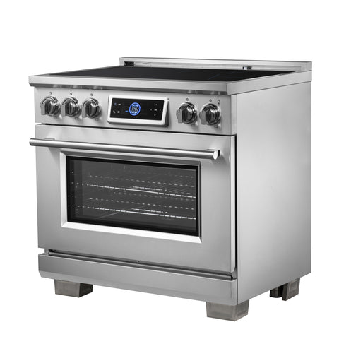 Forno Maximus 36 Inch Induction Range with Air Fryer
