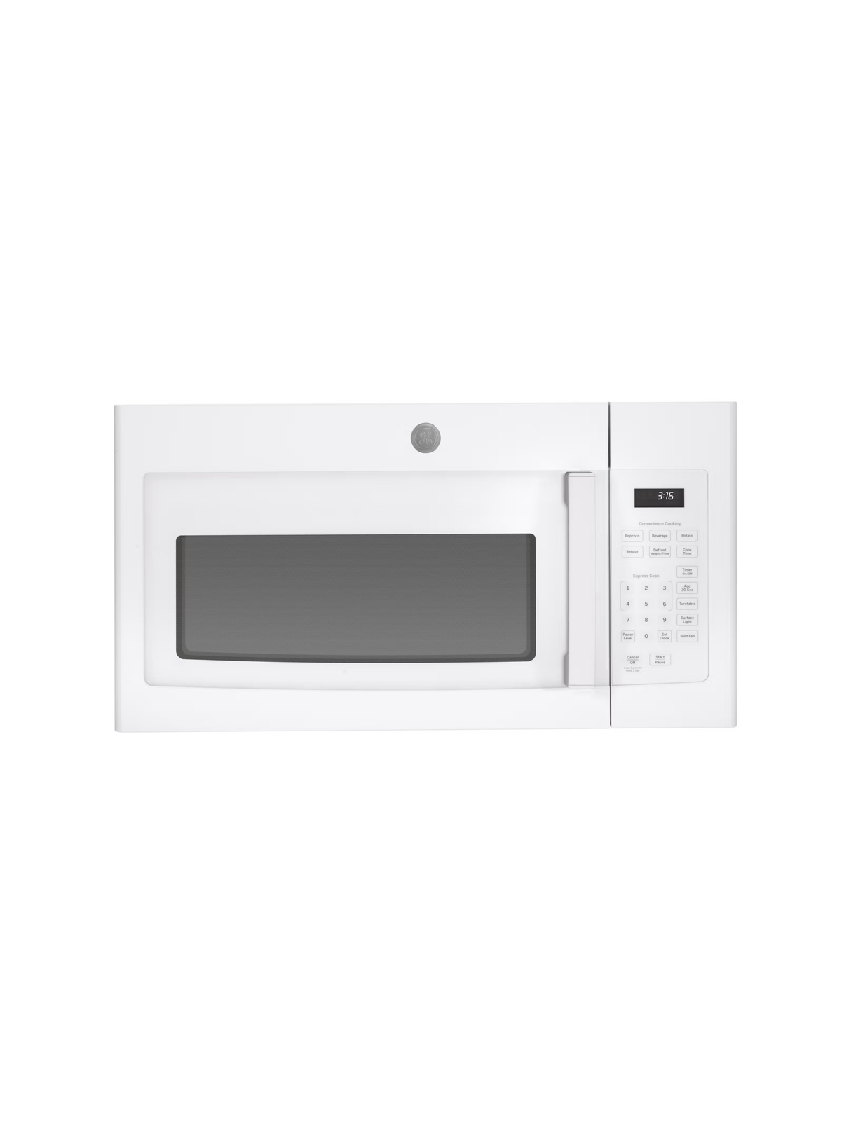 GE - 1.6 cu. ft. Over-the-Range Microwave in White